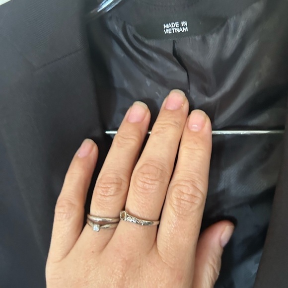 HAGGAR Smart Wash Repreve suit Jacket slim fit 38s - Picture 4 of 15